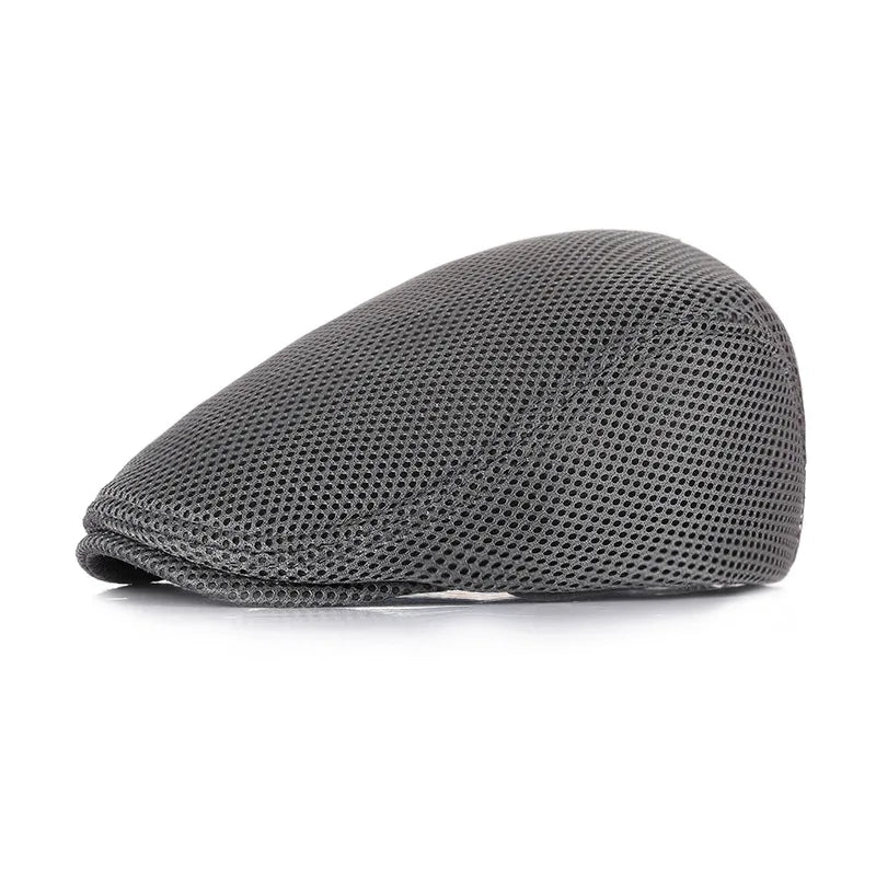 Classic Mesh Beret Hat for Men and Women