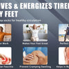 Comfort-top socks designed to revive and energize tired, achy feet for healthy circulation.