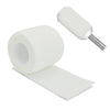 Roll of white breathable elastic medical gauze bandage with a metal applicator needle.