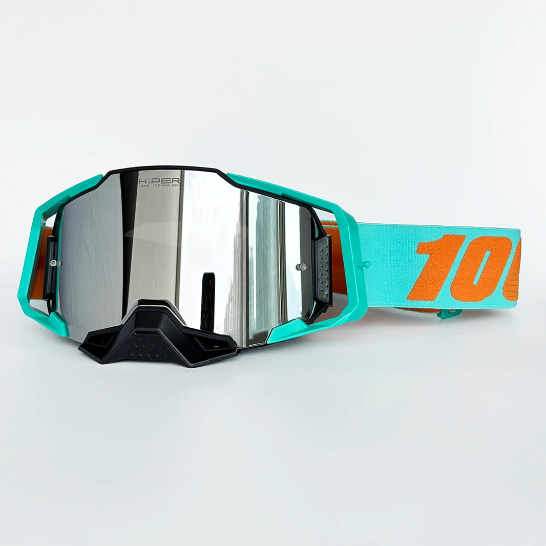 Motorcycle & Dirt Bike Goggles with Anti-Fog Lens