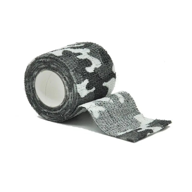 Roll of camouflage elastic wrap tape used for joint support