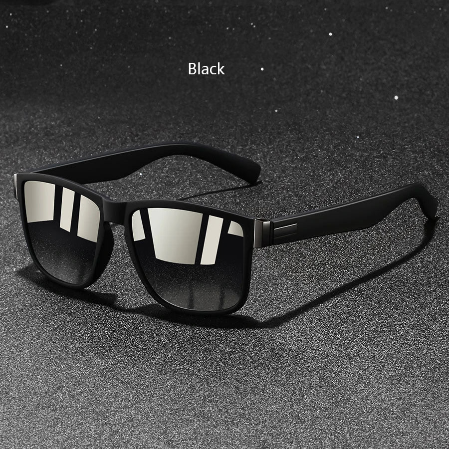 Classic Square Sunglasses for Men and Women – UV Protection & Lightweight Comfort