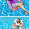 Striped Inflatable Pool Hammock for Adults