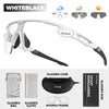 Whiteblack Victgoal photochromic sports sunglasses and accessories including a glasses case bag cloth and myopia frame
