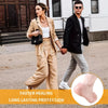 A woman and a man walking outdoors, demonstrating faster healing and long-lasting protection for feet.