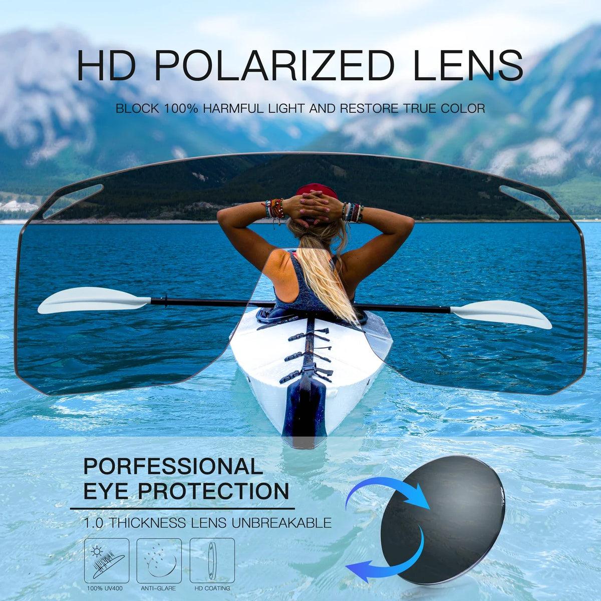 Polarized Cycling Sunglasses with UV400 Protection