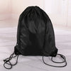 Black multipurpose drawstring storage bag shown from the back