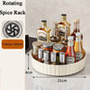 360° Rotating Acrylic Turntable Organizer for Spices, Condiments & More