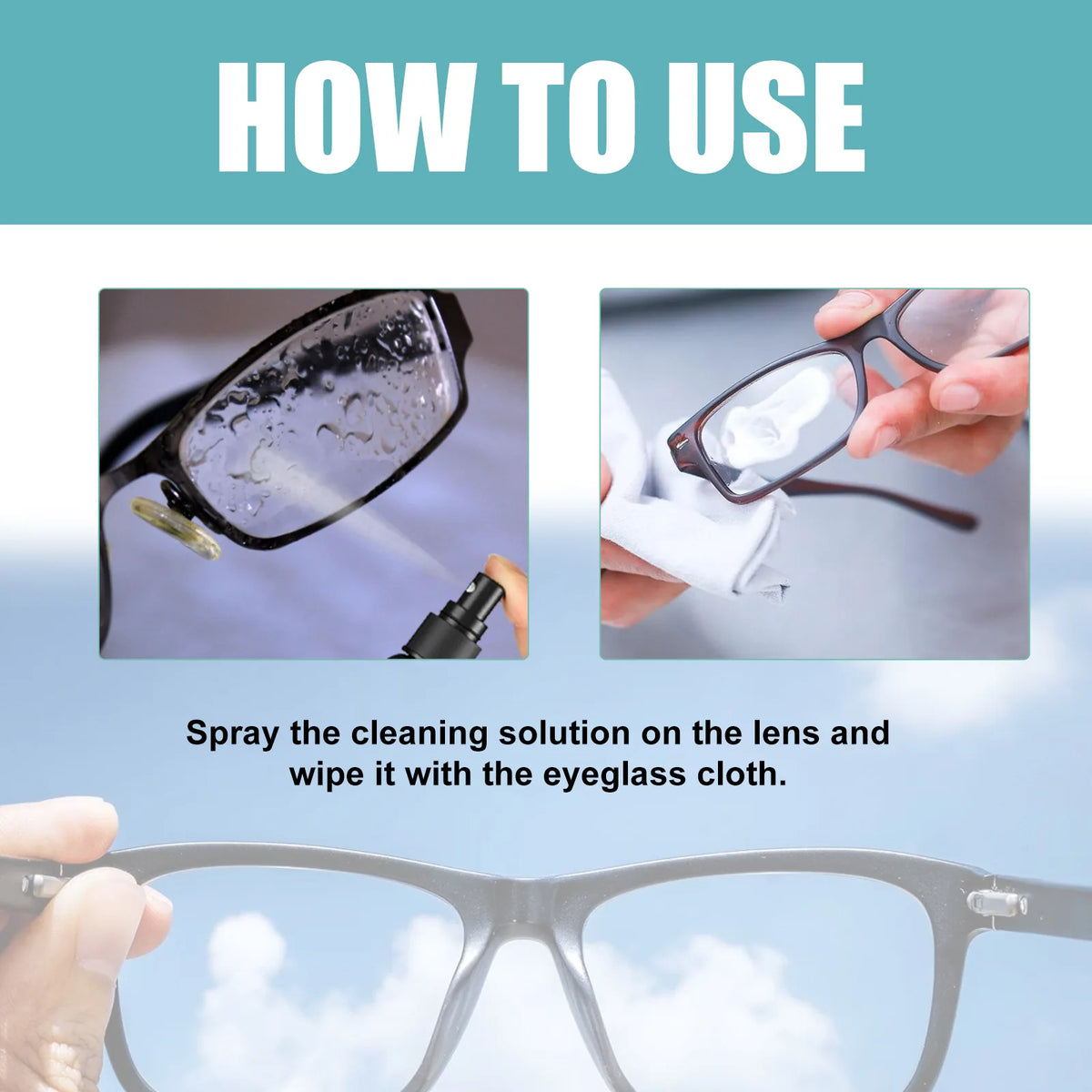 Glasses Lens Cleaner Spray – 100ml
