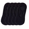 Un set de calcetines deportivos negros de silicona antideslizantes para yoga y pilates
