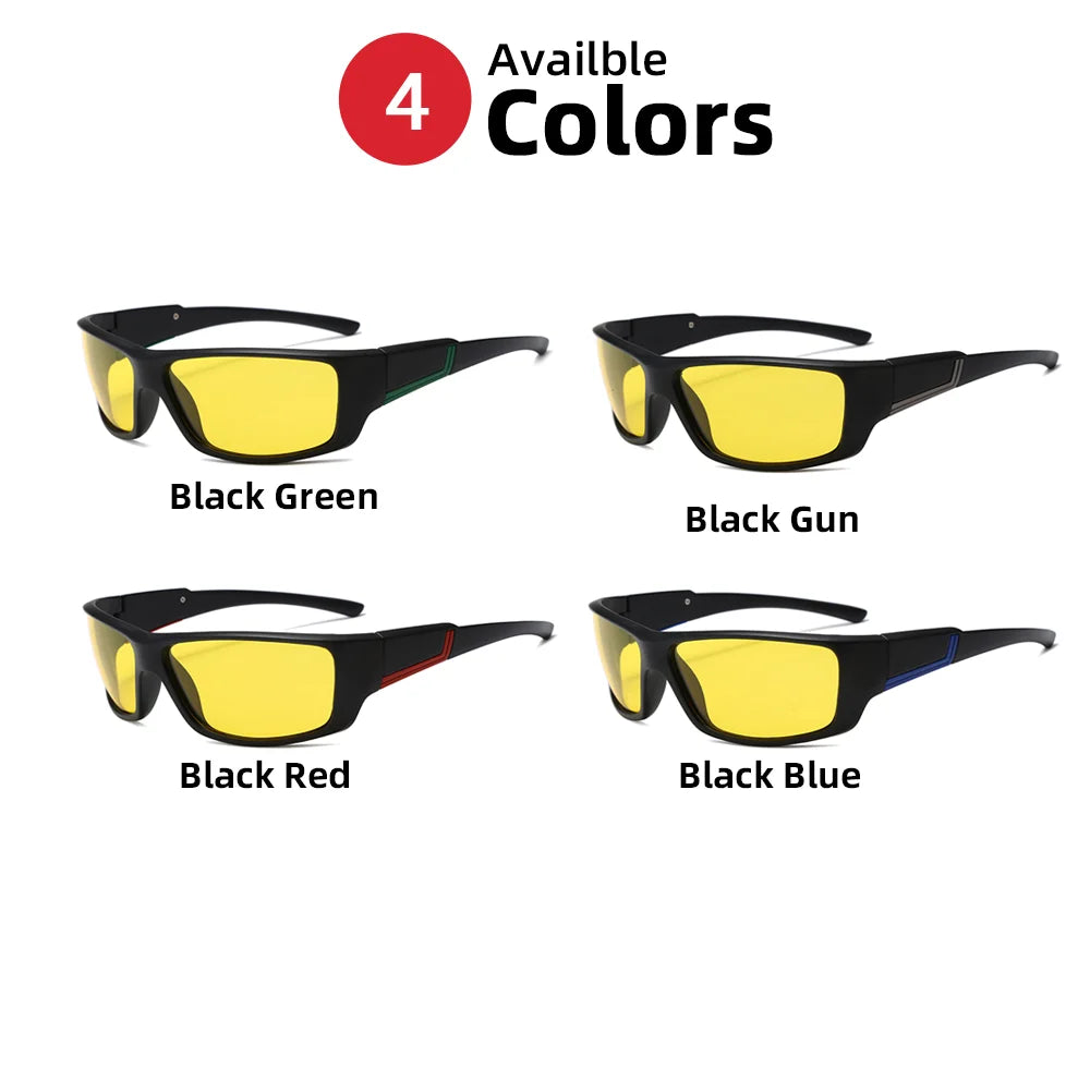 Polarized Night Driving Glasses with Yellow Tinted Lenses
