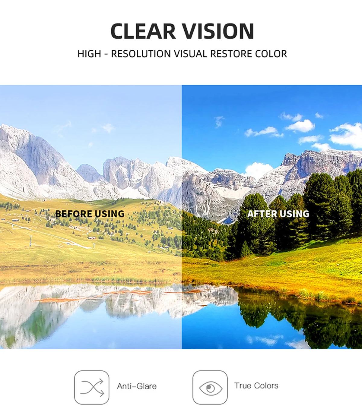 UV400 Sports Sunglasses for Cycling and Driving