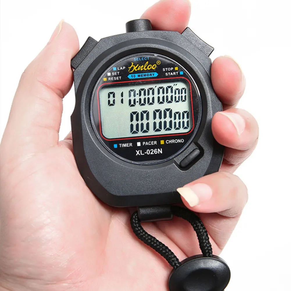 Precision Digital Stopwatch with Large Display for Sports and Training