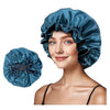 Reversible Satin Sleep Cap with Adjustable Fit