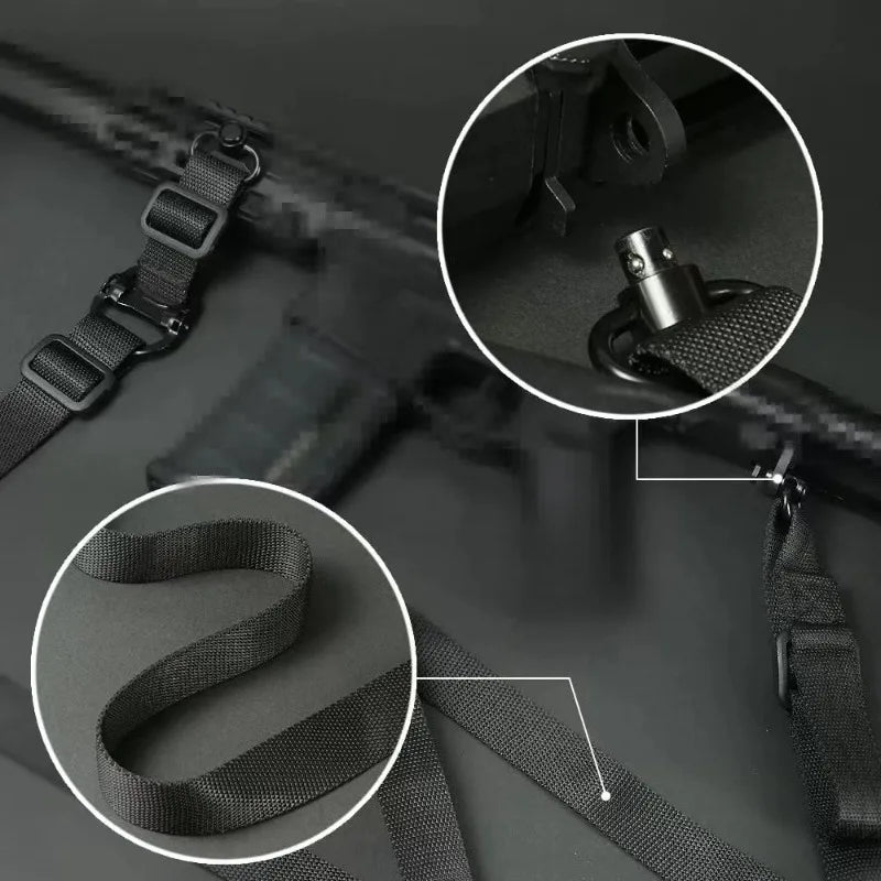 Tactical Sling with Quick-Detach QD Swivels