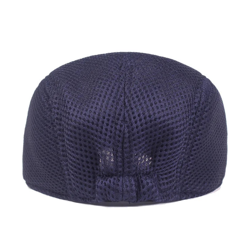 Classic Mesh Beret Hat for Men and Women