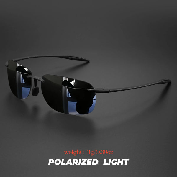 Ultra-Light TR90 Frameless Polarized Sunglasses