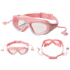 Kids Swim Goggles with Anti-Fog Lenses and Silicone Earplugs