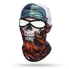 Skull Print Full Face Balaclava for Motorcycle & Outdoor Sports