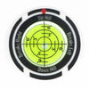 A precision golf ball marker and slope meter with a circular dial showing up hill and down hill angles.