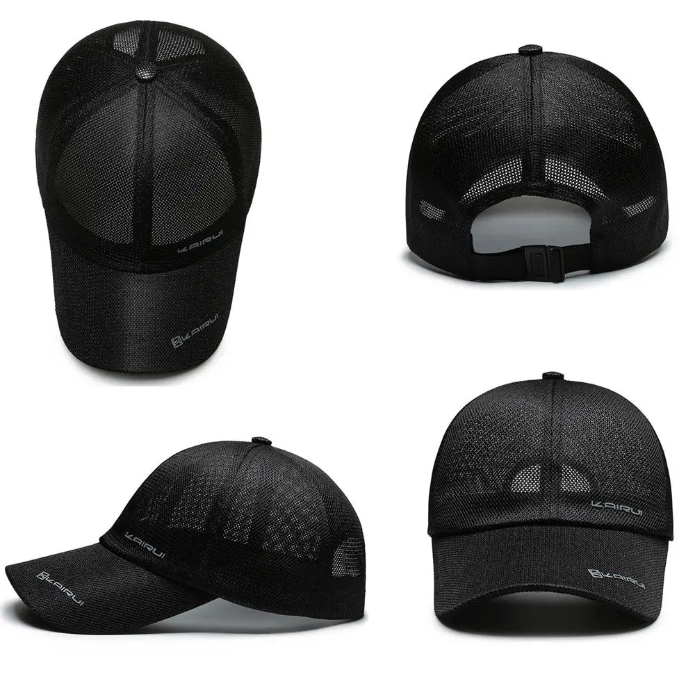 Breathable Mesh Baseball Cap for Sun Protection