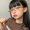 Retro Oval Anti-Blue Light Glasses for Women