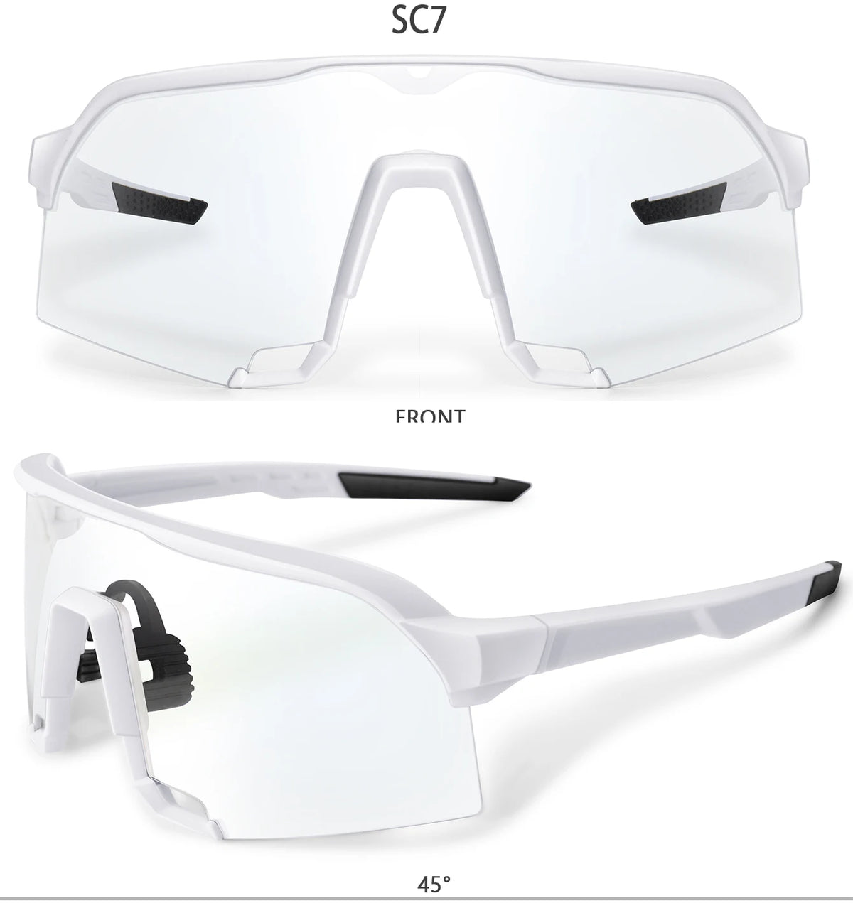 Photochromic Cycling Sunglasses with UV Protection