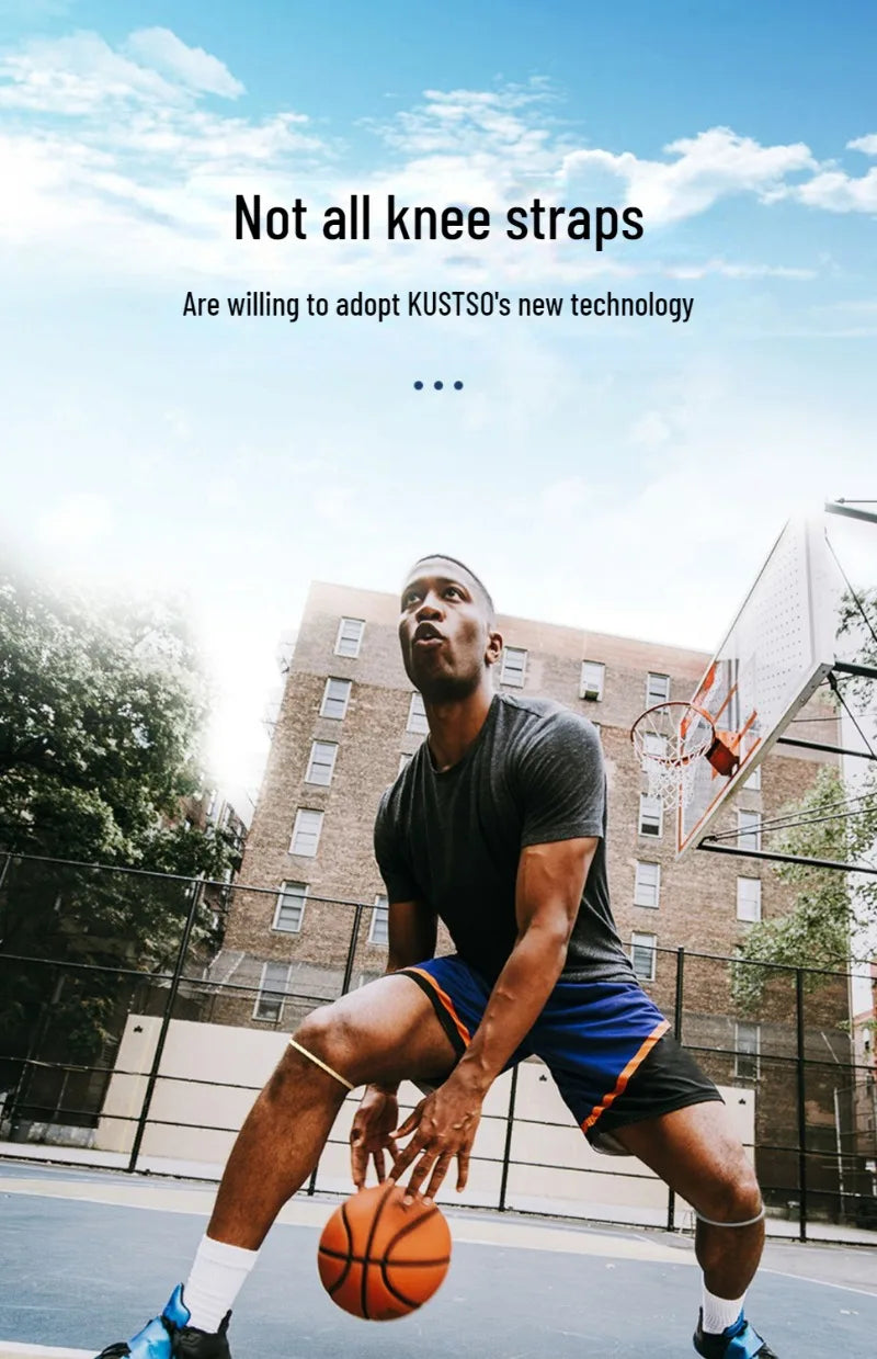 A man wearing a black shirt and blue shorts is performing an exercise with an orange basketball outdoors.