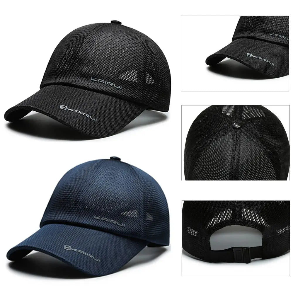 Breathable Mesh Baseball Cap for Sun Protection