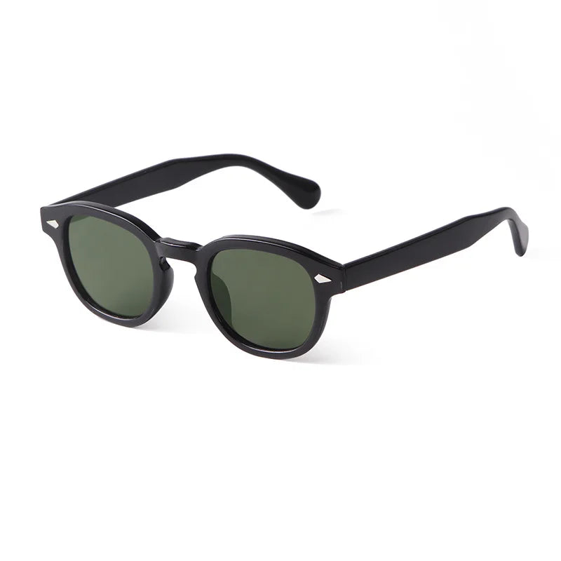 Retro Round Sunglasses with UV400 Protection