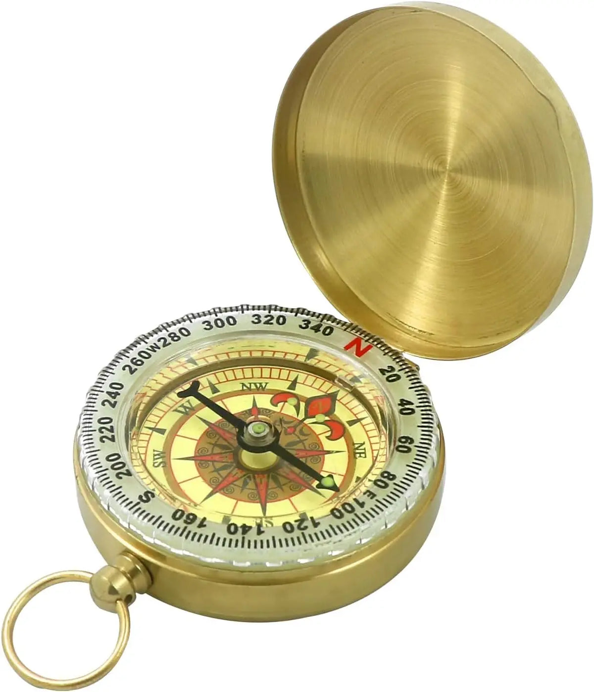 Vintage Brass Compass for Outdoor Navigation