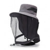 Mosquito Net Sun Hat with Wide Brim and Adjustable Chin Strap