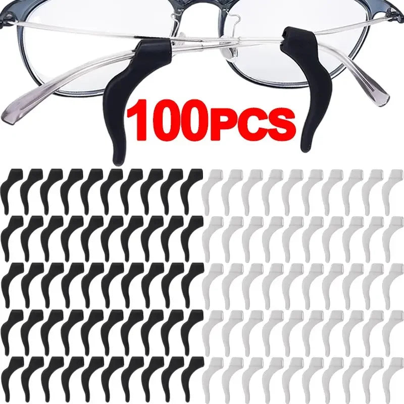 Silicone Anti-Slip Glasses Ear Hooks – Ergonomic Eyewear Grips