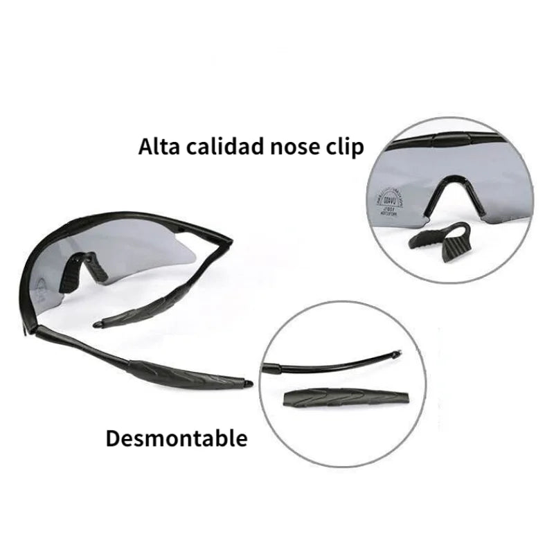 UV400 Cycling Sunglasses with Windproof and Dustproof Protection