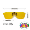Flip-Up Clip-On Polarized Sunglasses with UV400 Protection