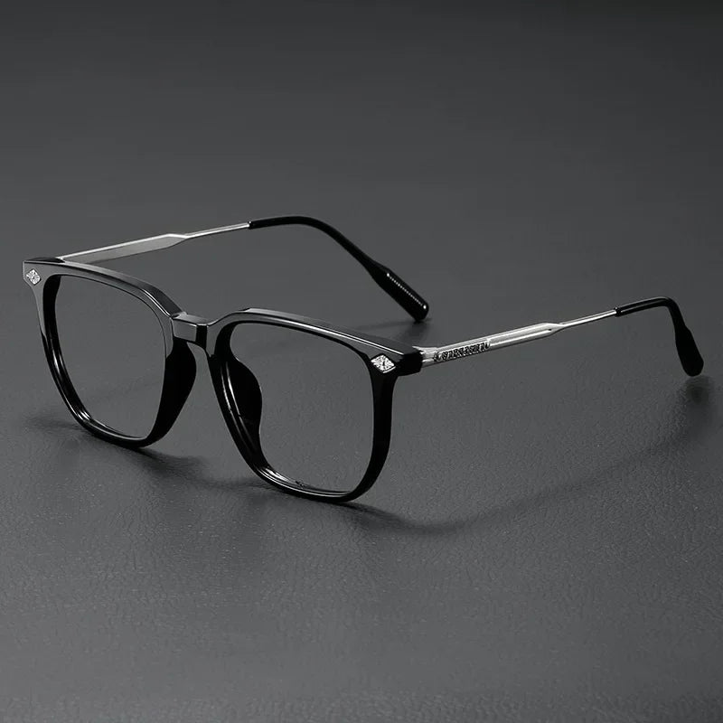 Vintage Square Anti-Blue Light Eyeglasses for Men and Women