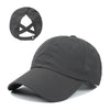 Quick-Dry Mesh Ponytail Baseball Cap