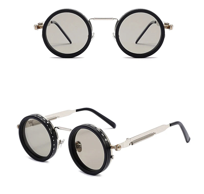 Vintage Round Polarized Sunglasses with UV400 Protection