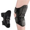 Black joint support knee pad worn on the lower leg for pain relief