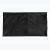 A black extra wide boho headband for hair and sports.