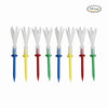 Durable Multi-Color Golf Tees (3.25 Inches, 12-Pack)