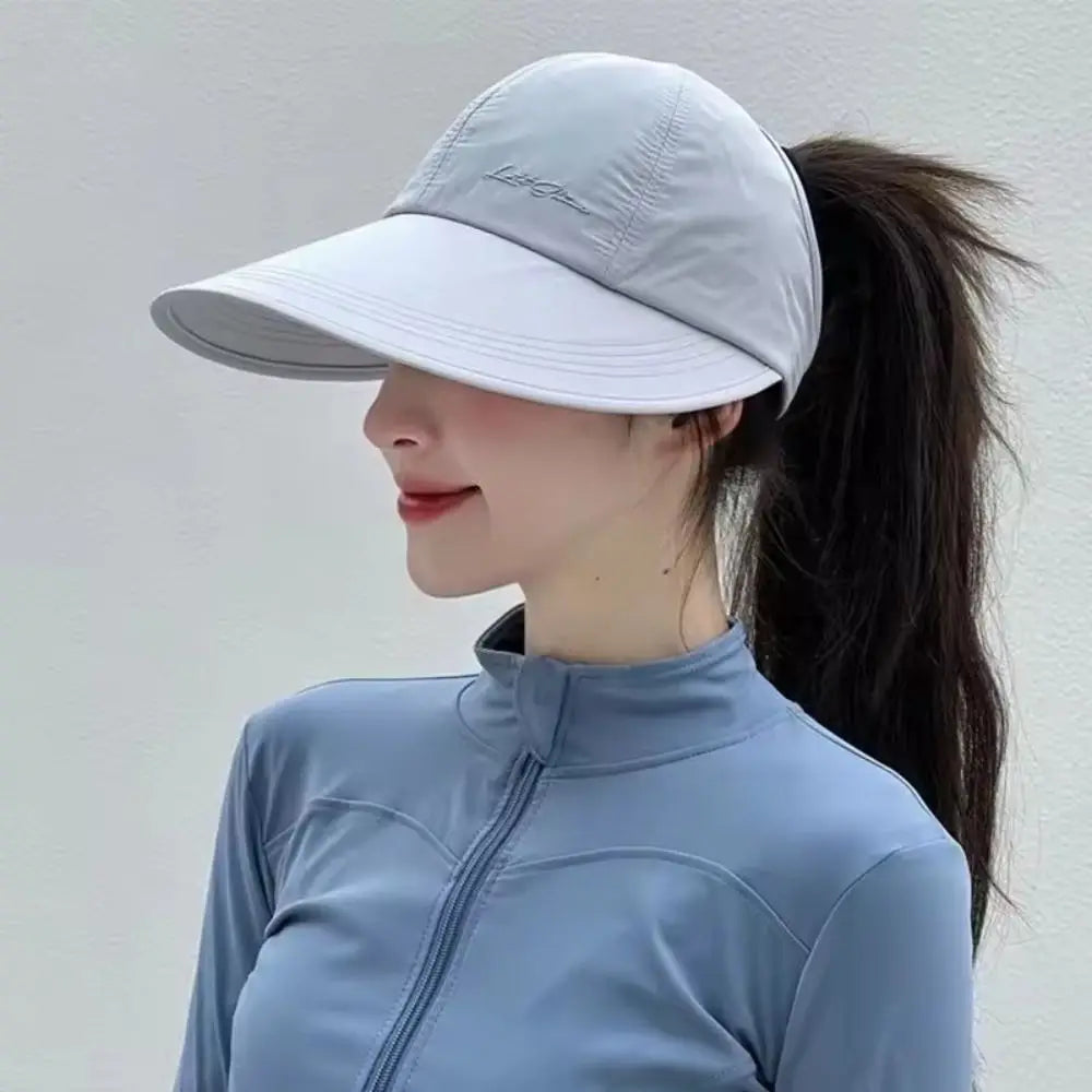 Foldable Wide Brim Sun Hat with Adjustable Strap
