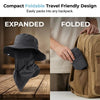 Breathable Fisherman Hat with Detachable Face Mask