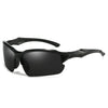 Polarized Half-Frame Sport Sunglasses with Anti-Glare Lenses