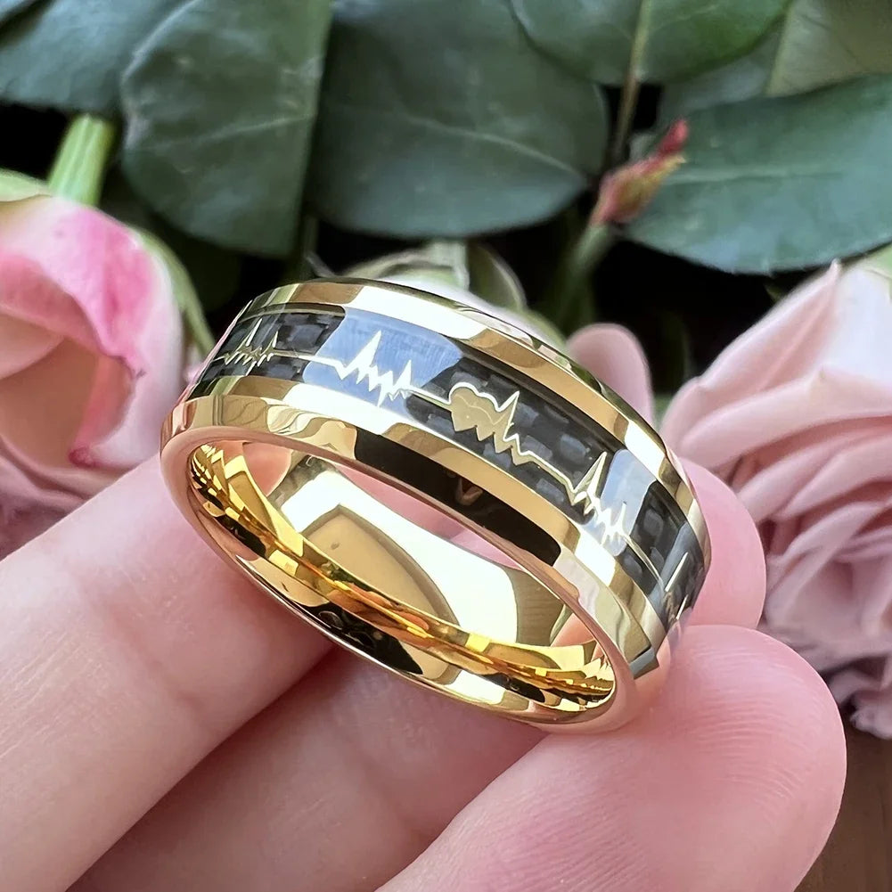 Fashion Tungsten Carbide Engagement Ring