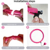 Adjustable Weighted Exercise Hoop for Core and Waist Toning