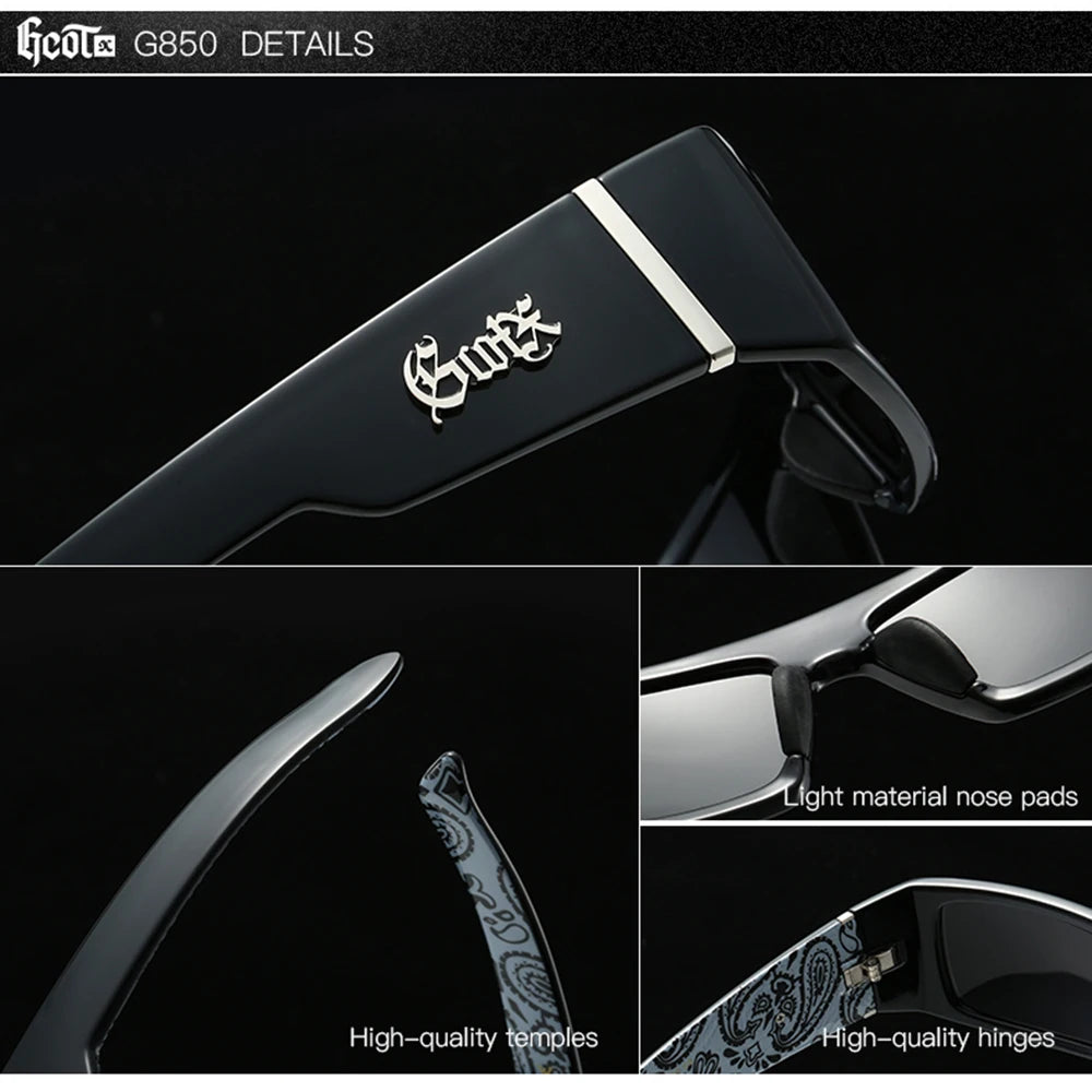 Polarized Rectangle Sunglasses for Men and Women