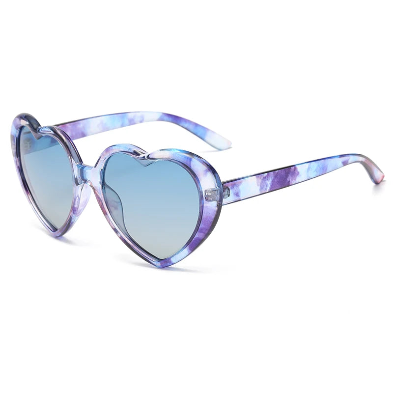 Polarized Heart-Shaped Sunglasses with UV Protection