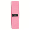 Pink fabric resistance band for glute and leg workout