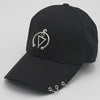 Classic Cotton Cap with Metal Ring Detail